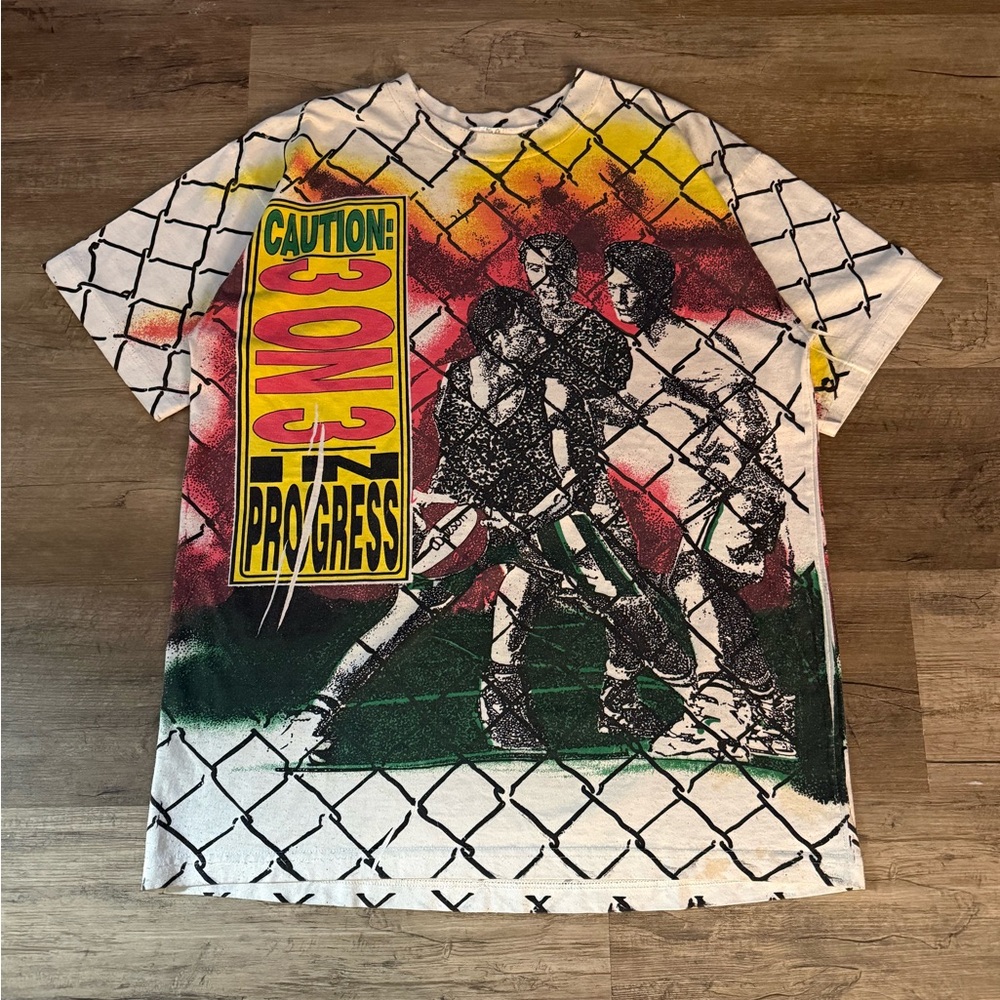 Caution: 3 On 3 In Progress Street Ball AOP Tee